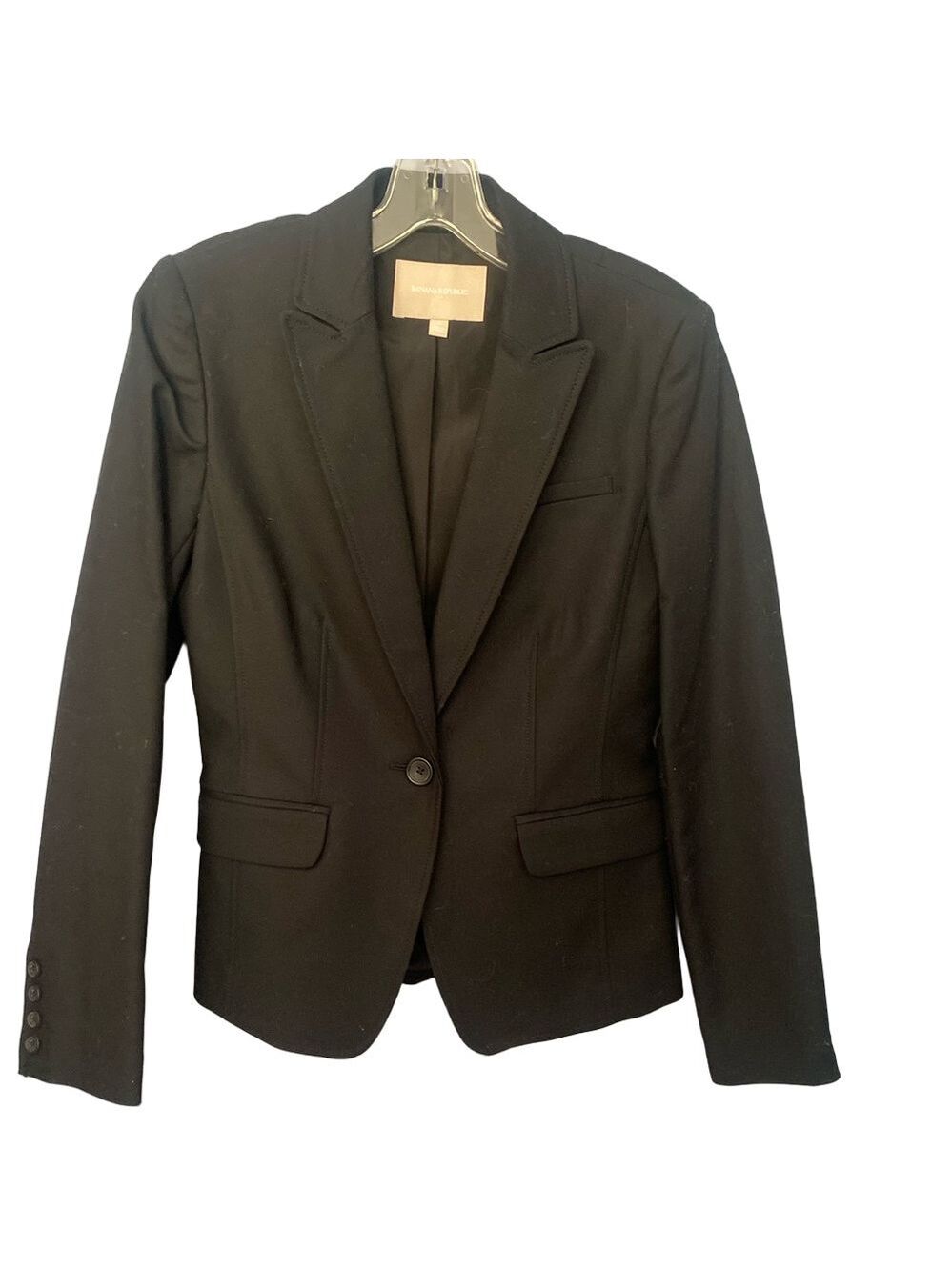 Vintage Banana Republic Black Blazer – Size 4